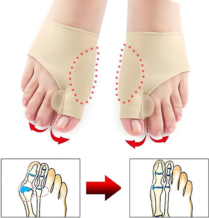 FlexiToe | Orthopädischer Zehenspreizer mit Massageball Decorique.de