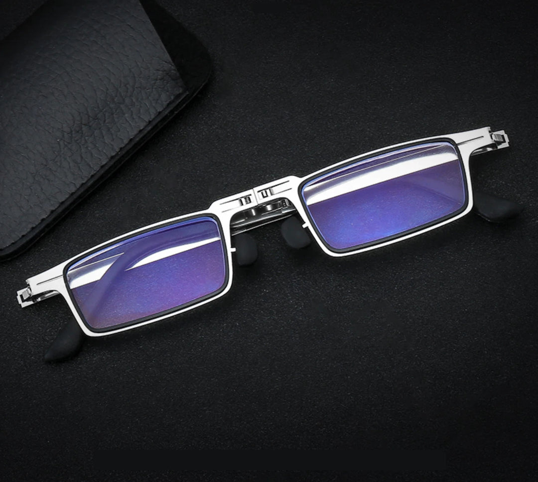 FlexiVision | Faltbare Lesebrille mit Blaulichtfilter & Titanrahmen Decorique.de