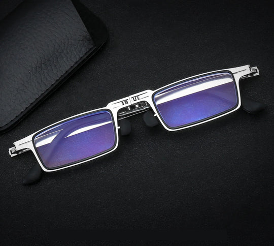 FlexiVision | Faltbare Lesebrille mit Blaulichtfilter & Titanrahmen Decorique.de