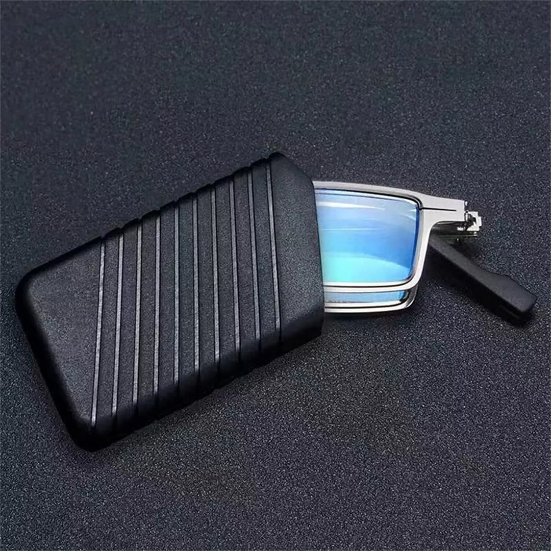 FlexiVision | Faltbare Lesebrille mit Blaulichtfilter & Titanrahmen Decorique.de