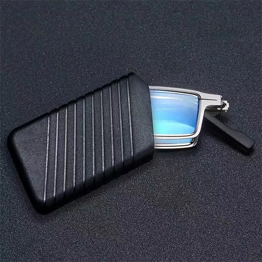 FlexiVision | Faltbare Lesebrille mit Blaulichtfilter & Titanrahmen Decorique.de