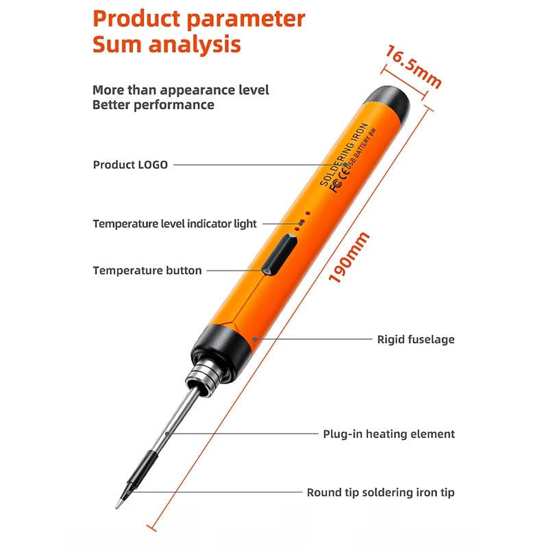 FlexiWeld | Digitales Elektrisches Lötkolben-Set Decorique.de