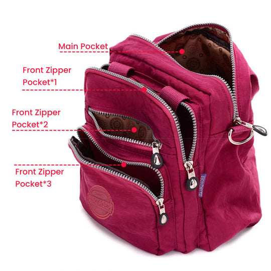 FlexPack | 3-in-1 Wasserdichte Multifunktionale Crossbody-Tasche Decorique.de