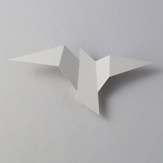 FlightLine | Künstlerische Vogel-Wandlampe in Weiß & Gold Weiß Neutrales Licht (4000K) 230V Decorique.de