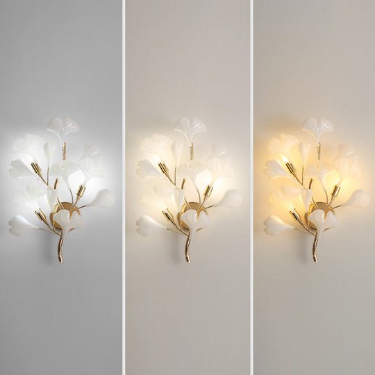 FloralGlow | Elegante florale Wandleuchte Decorique