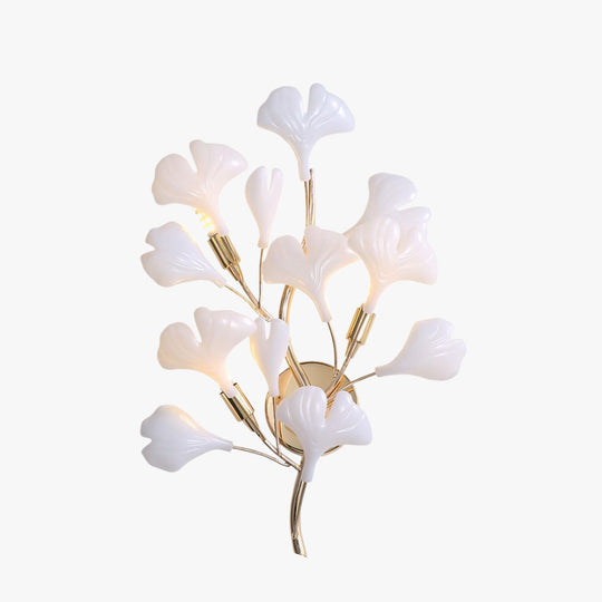 FloralGlow | Elegante florale Wandleuchte Decorique