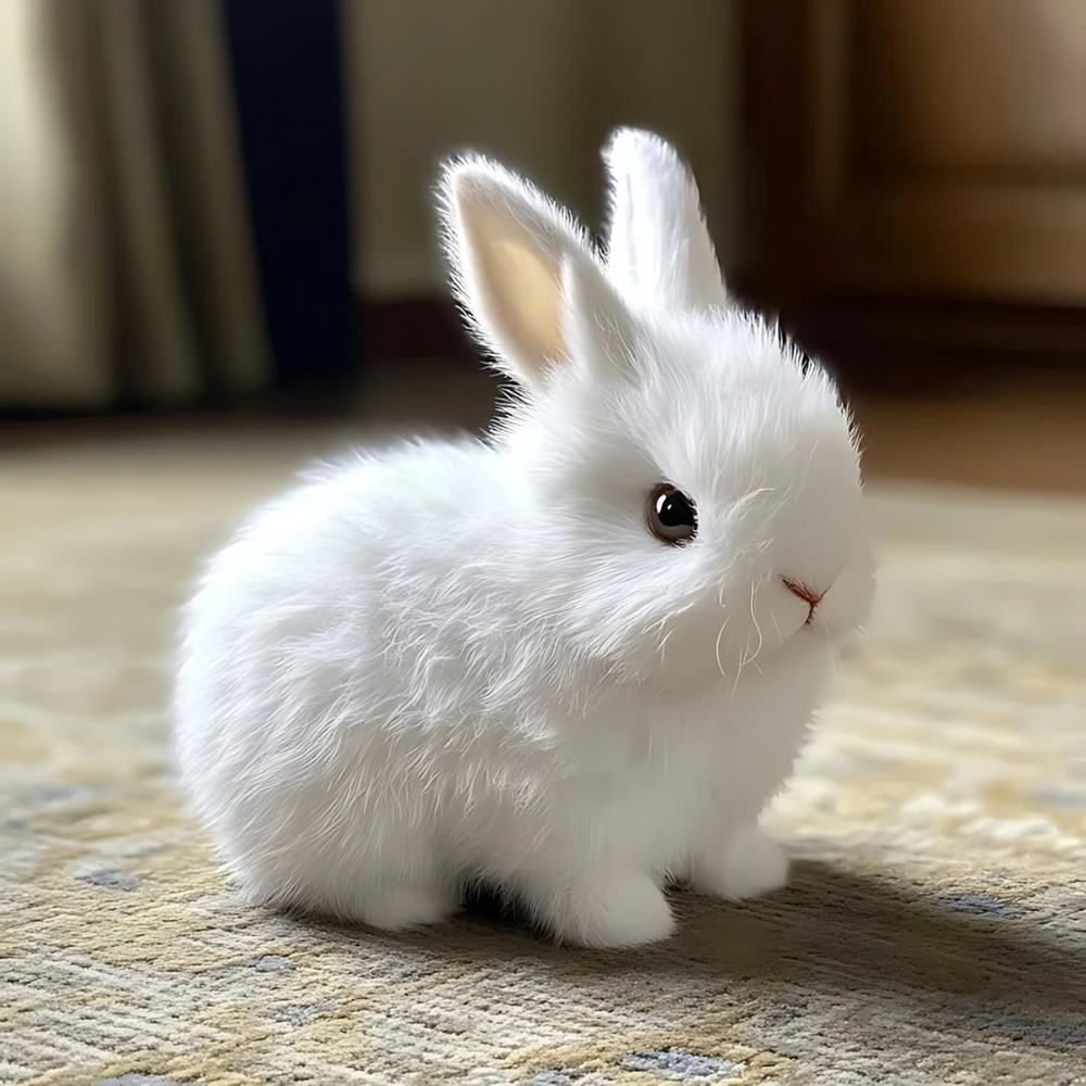 FluffyHop | Häschen Spielzeug Weiß Decorique.de