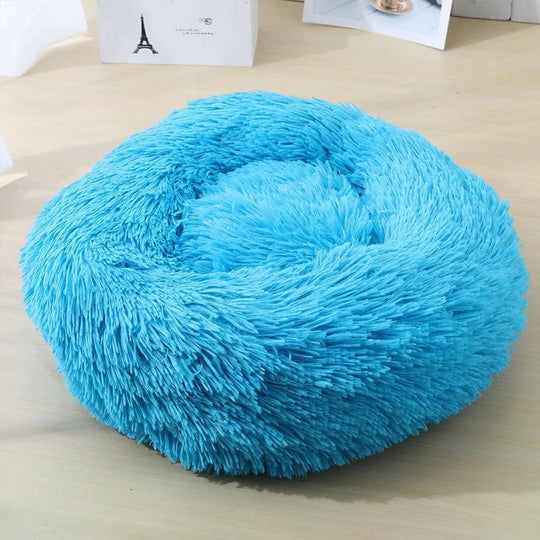 FluffyNest | Beruhigendes Haustierbett Blau Decorique.de