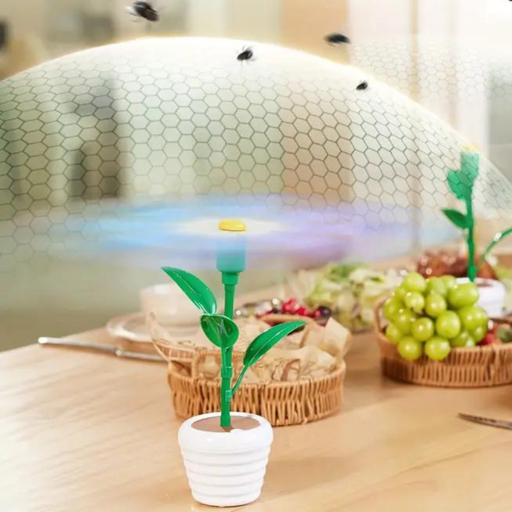 FlyShield | Kompakter Esstisch-Ventilator für fliegenfreie Mahlzeiten Decorique.de