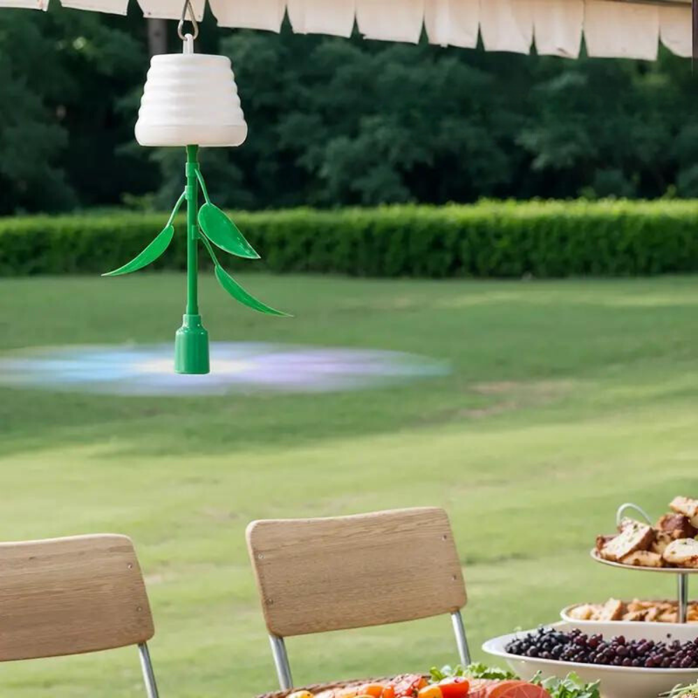 FlyShield | Kompakter Esstisch-Ventilator für fliegenfreie Mahlzeiten Decorique.de