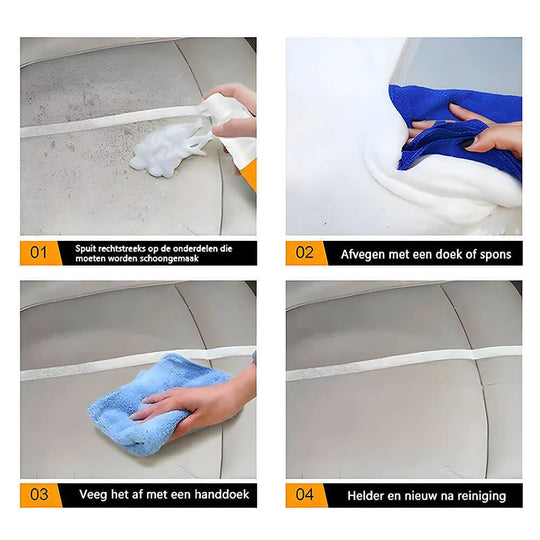 FoamCleaner | Kraftvoller Schaumreiniger mit Zitronenduft - 1+2 GRATIS