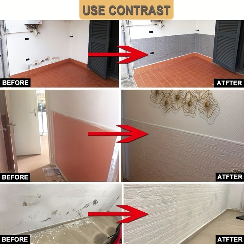 FoamLux | 3D Ziegel Paneele – Geräuschdämpfend & abwischbar Decorique.de