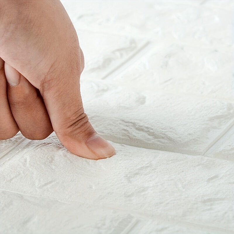 FoamLux | 3D Ziegel Paneele – Geräuschdämpfend & abwischbar Decorique.de