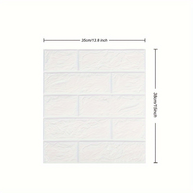 FoamLux | 3D Ziegel Paneele – Geräuschdämpfend & abwischbar Decorique.de