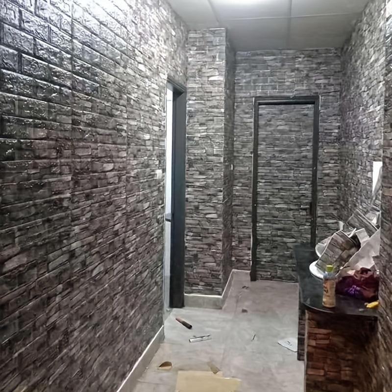 FoamLux | 3D Ziegel Paneele – Geräuschdämpfend & abwischbar Decorique.de