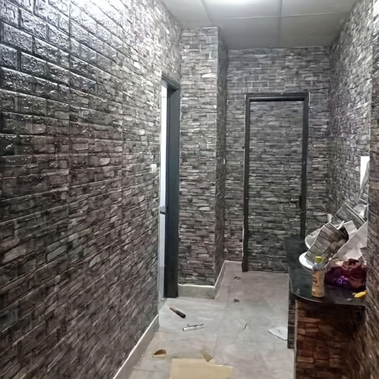 FoamLux | 3D Ziegel Paneele – Geräuschdämpfend & abwischbar Decorique.de