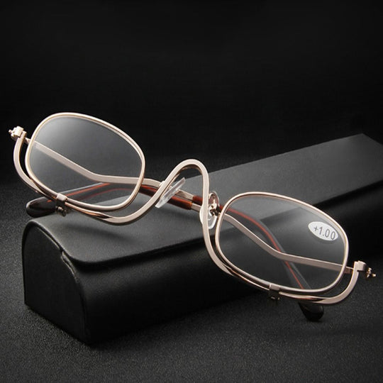 VisionGlam | Flip-Down Lesebrille für Perfektes Make-up