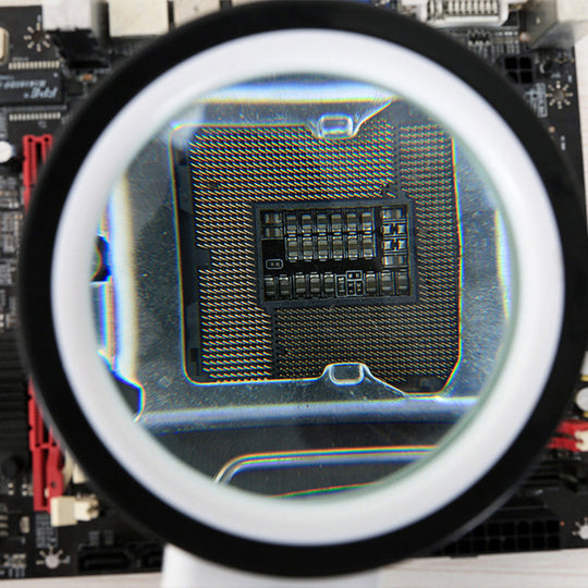 FocusLite | Hochleistungs-Lupe mit 5-Zoll Glaslinse Decorique.de