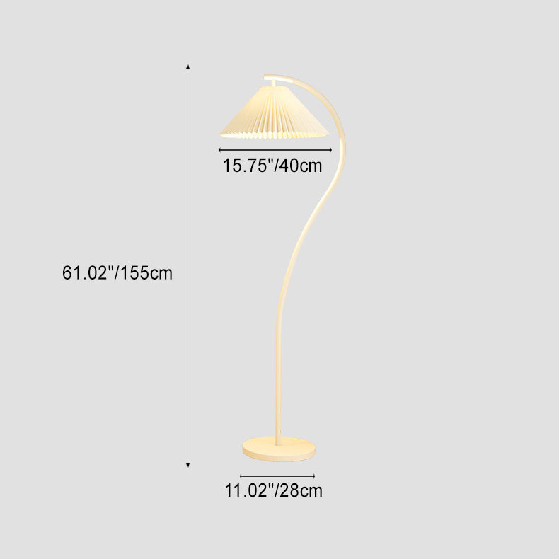 FoldaLamp | Minimalistische Stehlampe mit Stoffschirm Decorique.de