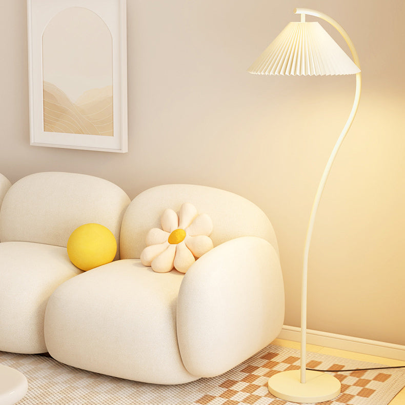 FoldaLamp | Minimalistische Stehlampe mit Stoffschirm Decorique.de