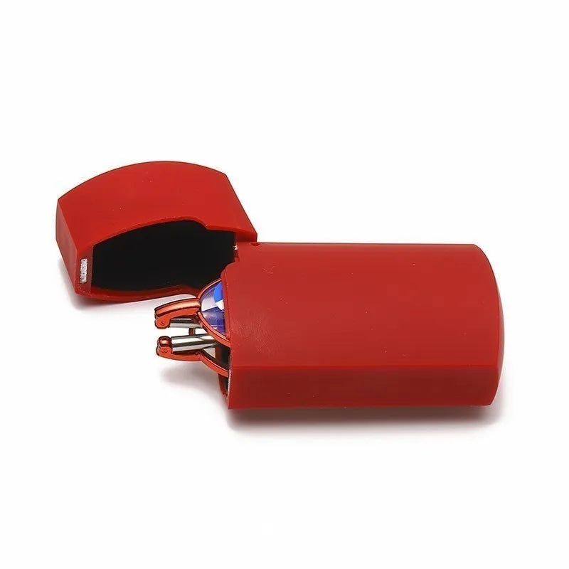 FoldGlass | Ultrakompakte Lesebrille mit Etui Rot Decorique.de