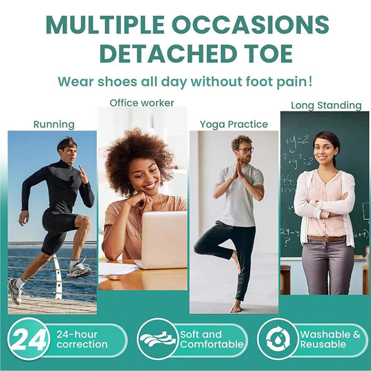 FootEase | Orthopädischer Hammerzeh-Spange Zubehör (Paar) Decorique.de