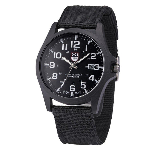 ForceTime | Robuste Militär-Armbanduhr für Extremsituationen Schwarz Decorique.de