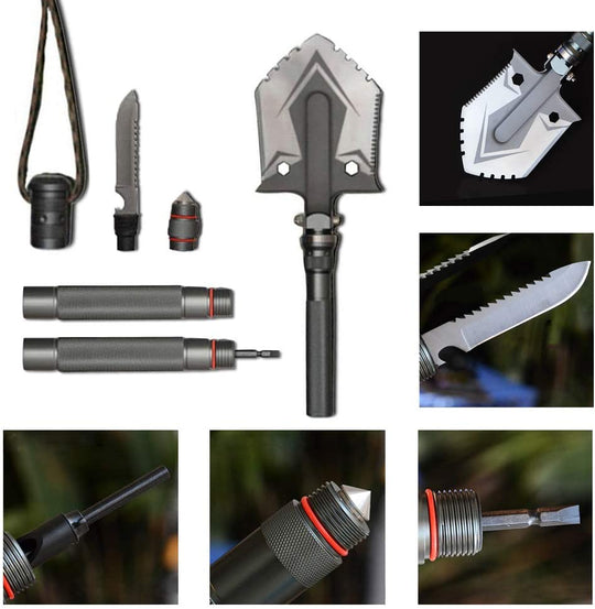 ForgeShovel | Compact Tactical Spade for Outdoor Adventures Decorique.de
