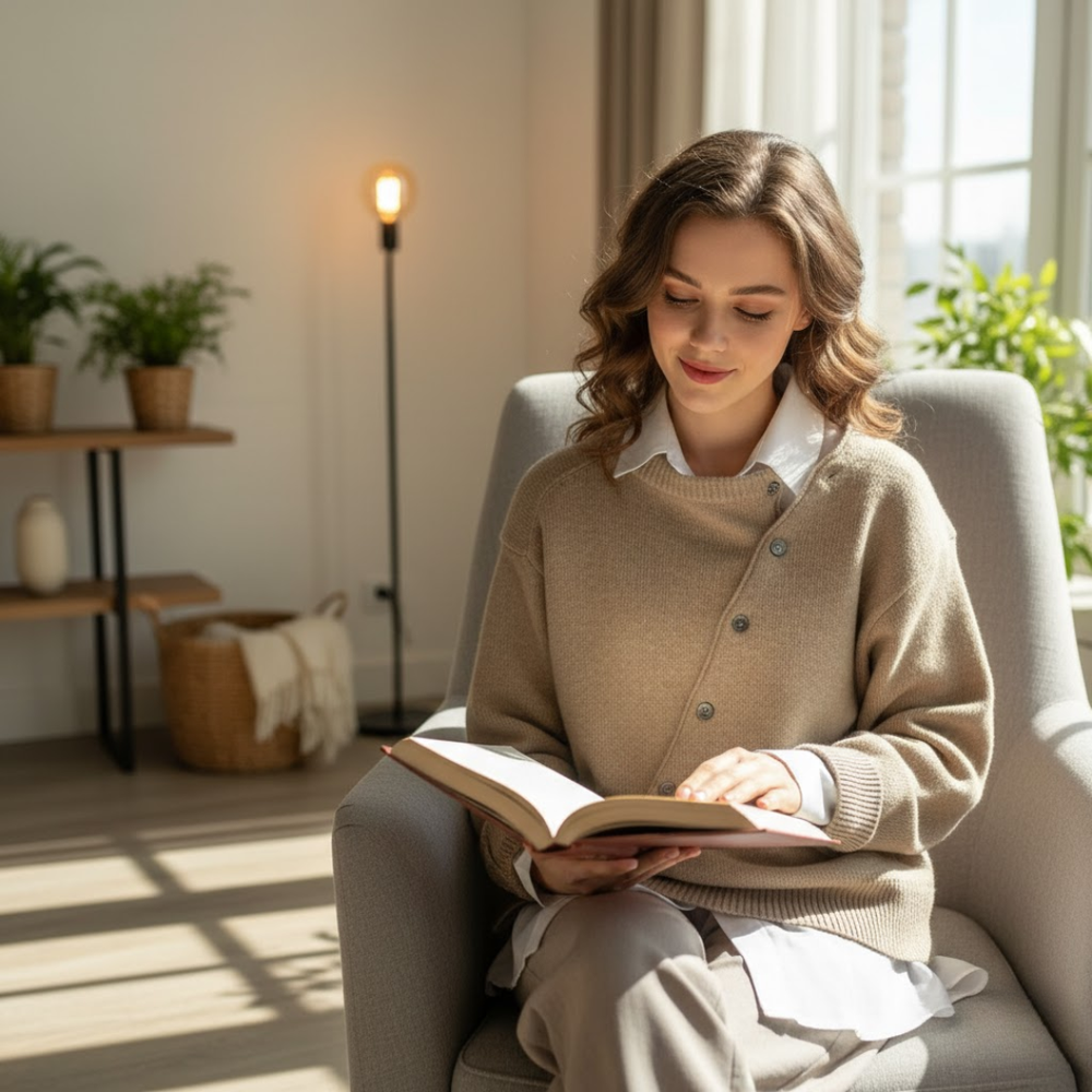 Franka | Bequeme Kaschmir-Strickjacke Decorique.de