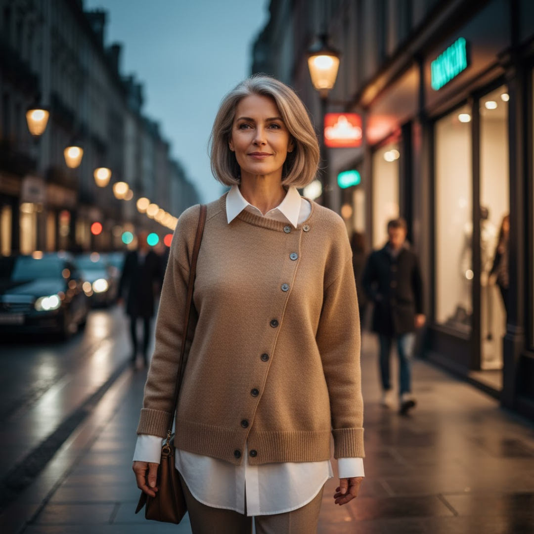 Franka | Bequeme Kaschmir-Strickjacke Decorique.de