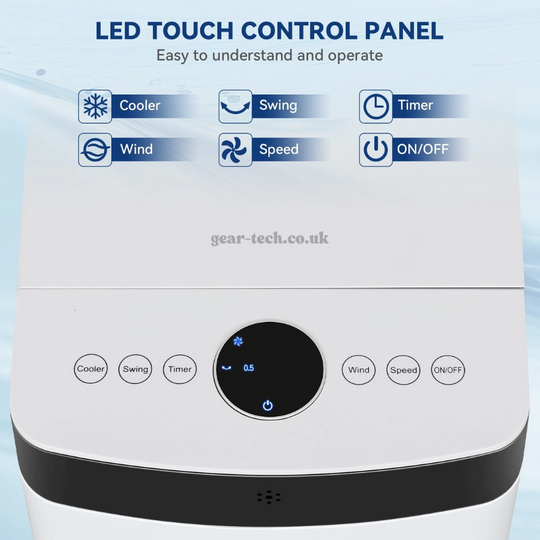 FreshBreeze | Klimaanlage – Tragbar & Fensterlos mit Fernbedienung Decorique.de