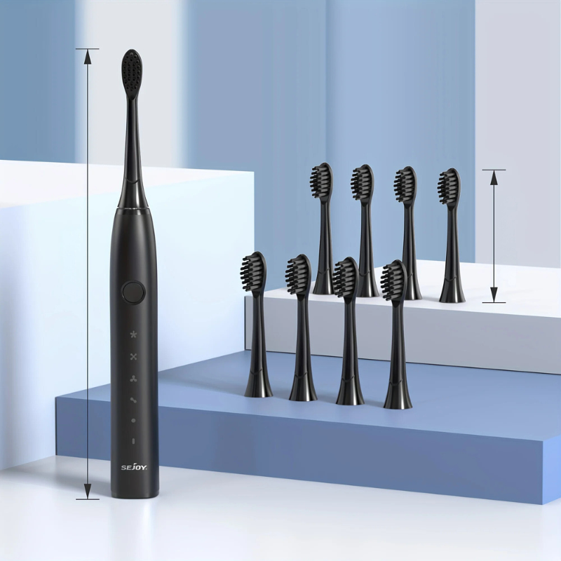 FreshlySonic | Elektrische Zahnbürste mit 5 Modi, Aufhellung und Reiseetui Decorique.de