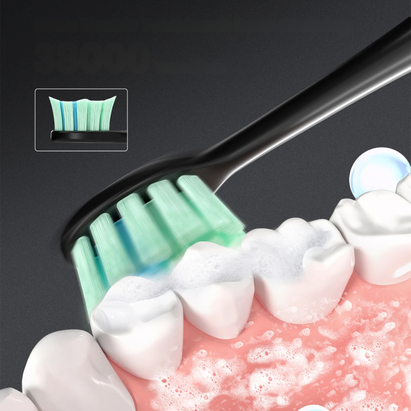 FreshPulse | Wiederaufladbare Zahnbürste mit Bürstenköpfen Decorique.de