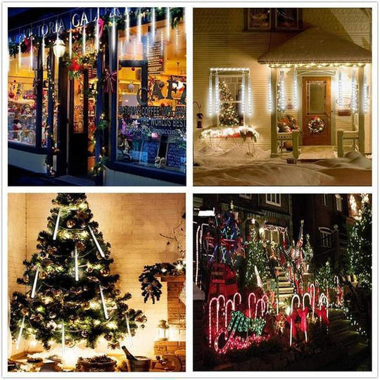 FrostDrop | Schneefall Girlandenlichter (Set von 8) Decorique.de