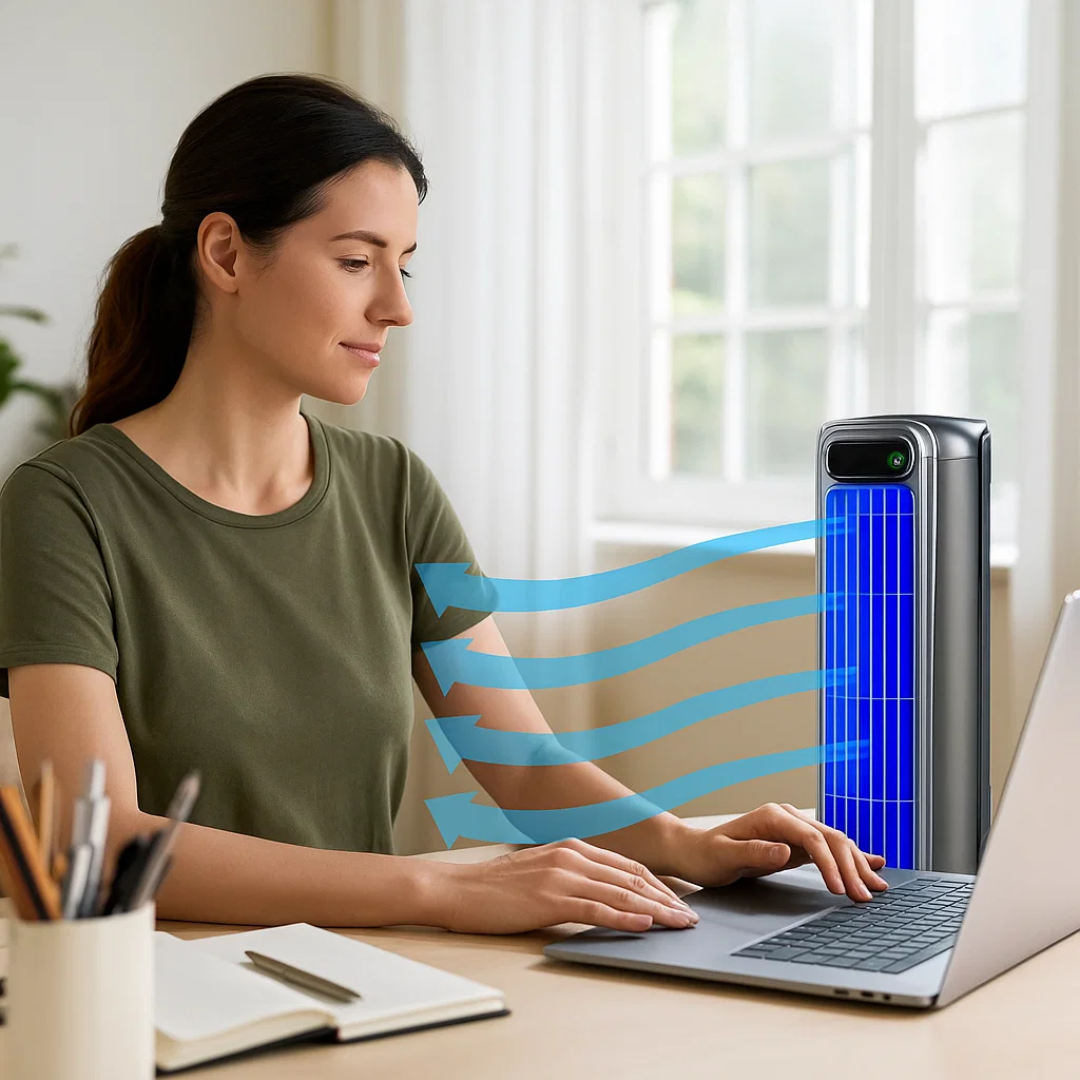 FrostiCool | Wandmontierbarer Raumkühler mit Akku Decorique.de