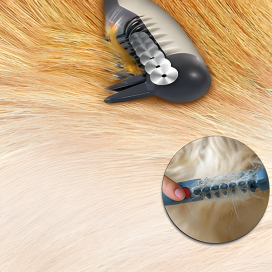 FurEase | Sanfte Fellpflegebürste für Haustiere Decorique.de