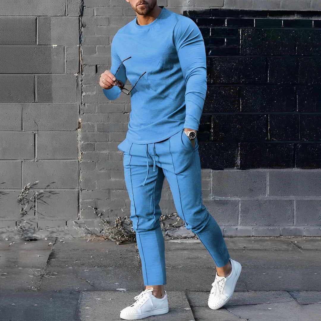 Gab | Pullover und Hose für Männer Blau Decorique.de