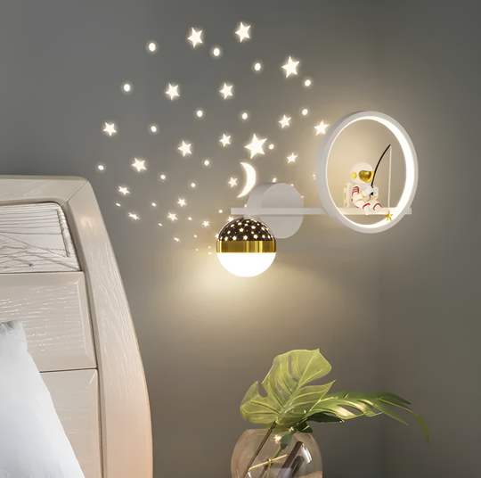 GalacticGleam | Gemütliches Licht Kinder-Wandleuchte Decorique.de