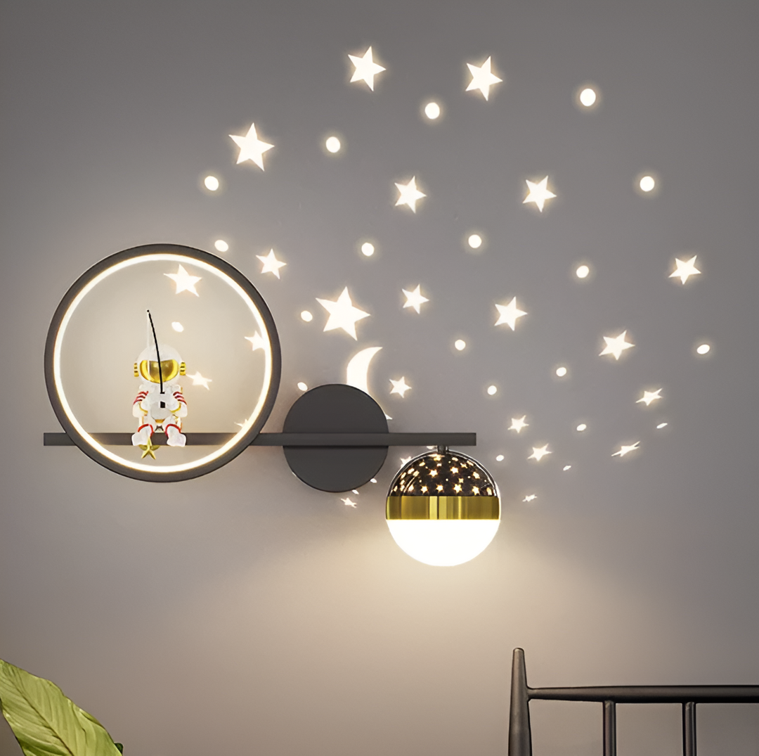 GalacticGleam | Gemütliches Licht Kinder-Wandleuchte Decorique.de