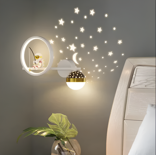 GalacticGleam | Gemütliches Licht Kinder-Wandleuchte Decorique.de