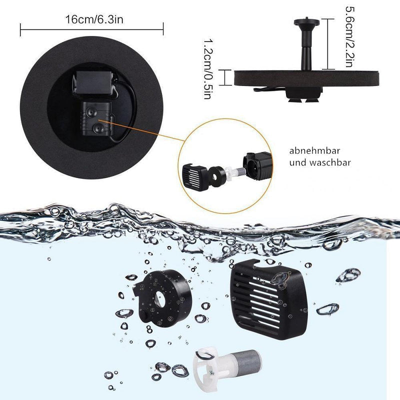 GardenJet | Solarbetriebene Brunnenpumpe für Frühling & Sommer Decorique.de