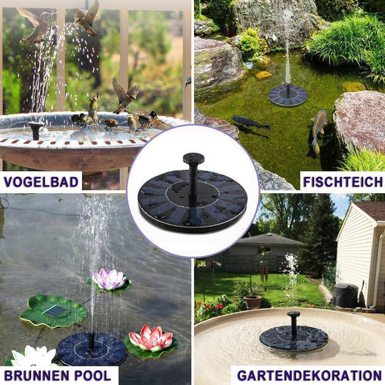 GardenJet | Solarbetriebene Brunnenpumpe für Frühling & Sommer Decorique.de