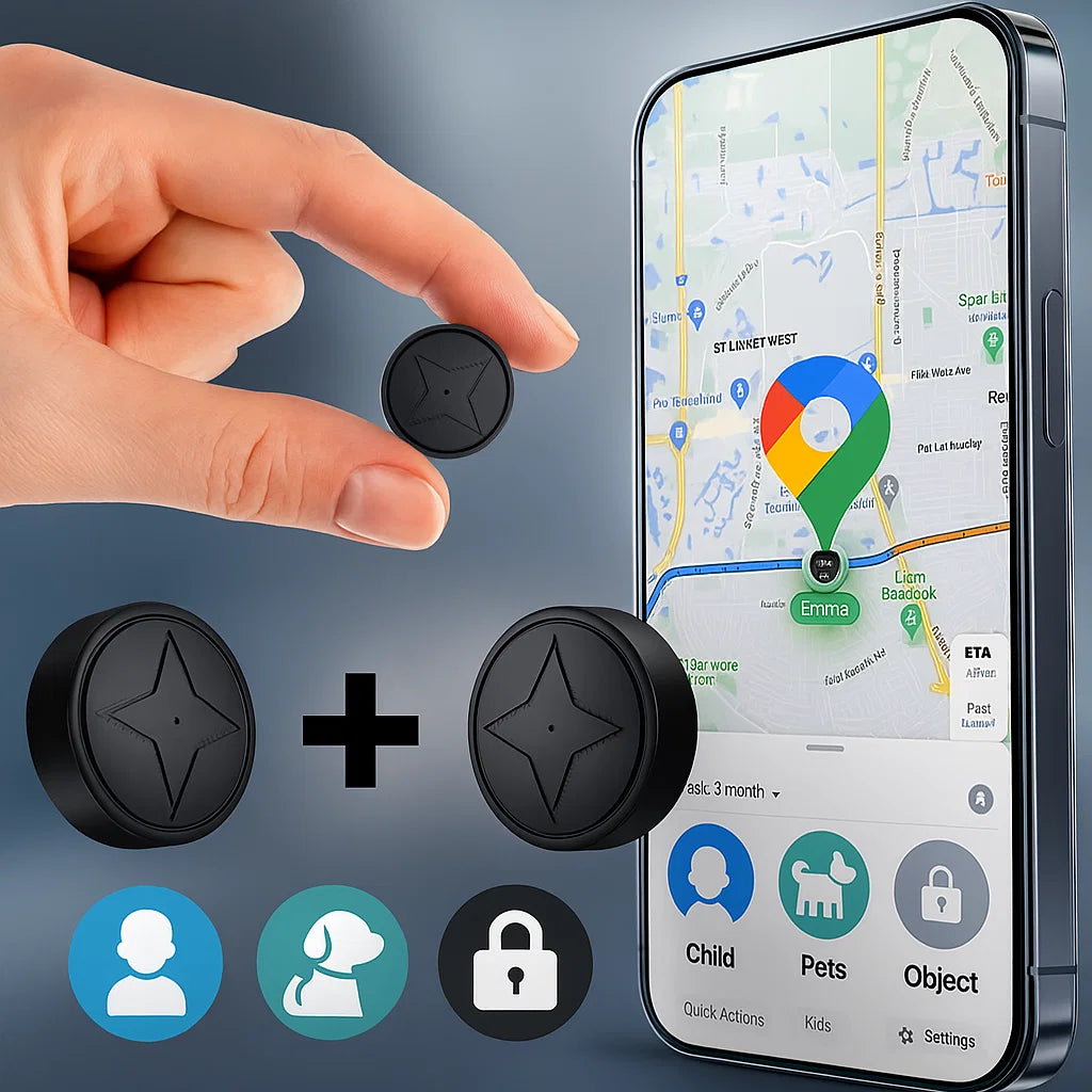 Geopod | Diskreter GPS-Tracker mit Magnethalterung & Echtzeit-Ortung Decorique.de