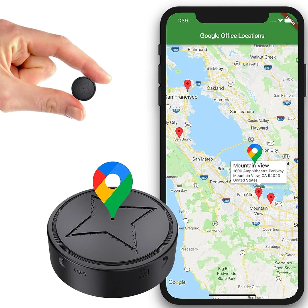 Geopod | Diskreter GPS-Tracker mit Magnethalterung & Echtzeit-Ortung Decorique.de
