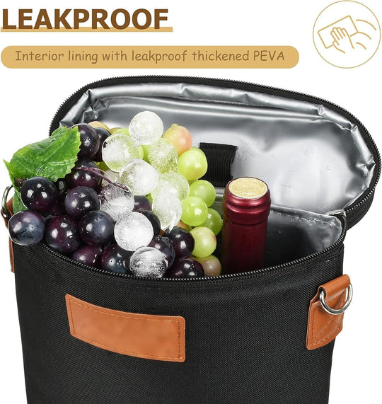 VinoCarry | Isolierte Doppel-Weinflaschen-Tasche – 1+1 GRATIS Aktion