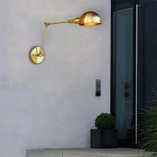 GildedFlex | Elegante goldfarbene Wandleuchte Decorique.de