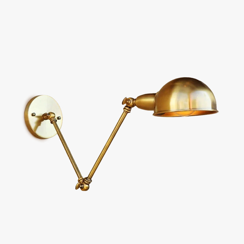 GildedFlex | Elegante goldfarbene Wandleuchte Decorique.de