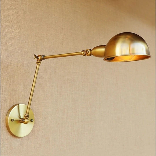 GildedFlex | Elegante goldfarbene Wandleuchte Decorique.de