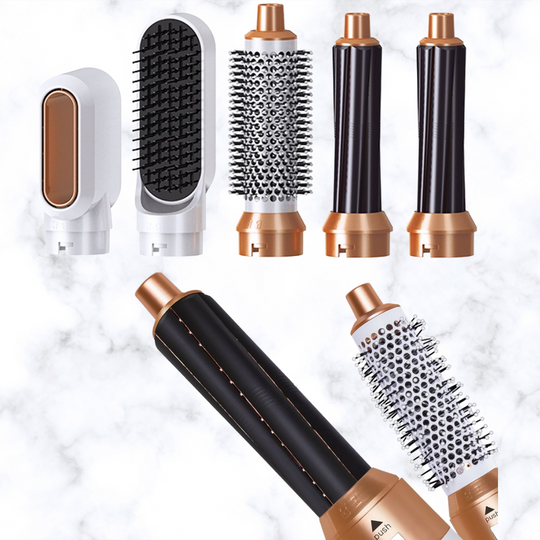 GlamAir | 5-in-1 Haarstyler – Schonend Trocknen & Formen Gold Decorique.de