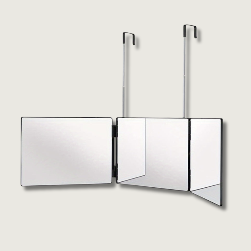 GlamAura | Drehbarer 3-seitiger Spiegel zum Stylen Decorique.de